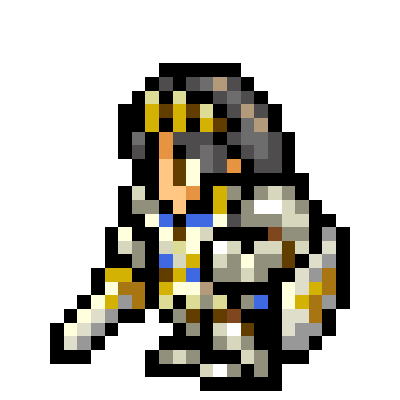 pixel art Paladin