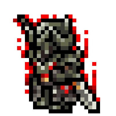 pixel art Dark Knight